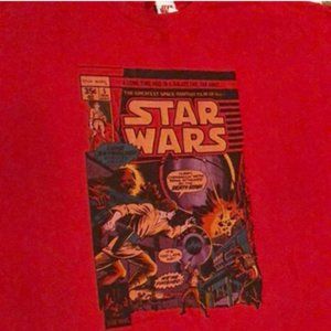T-shirt mens new Star Wars size 2X cotton short sleeves Lucasfilm Ltd